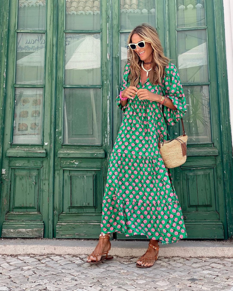 Mirella | Zomerse Jurk met Print