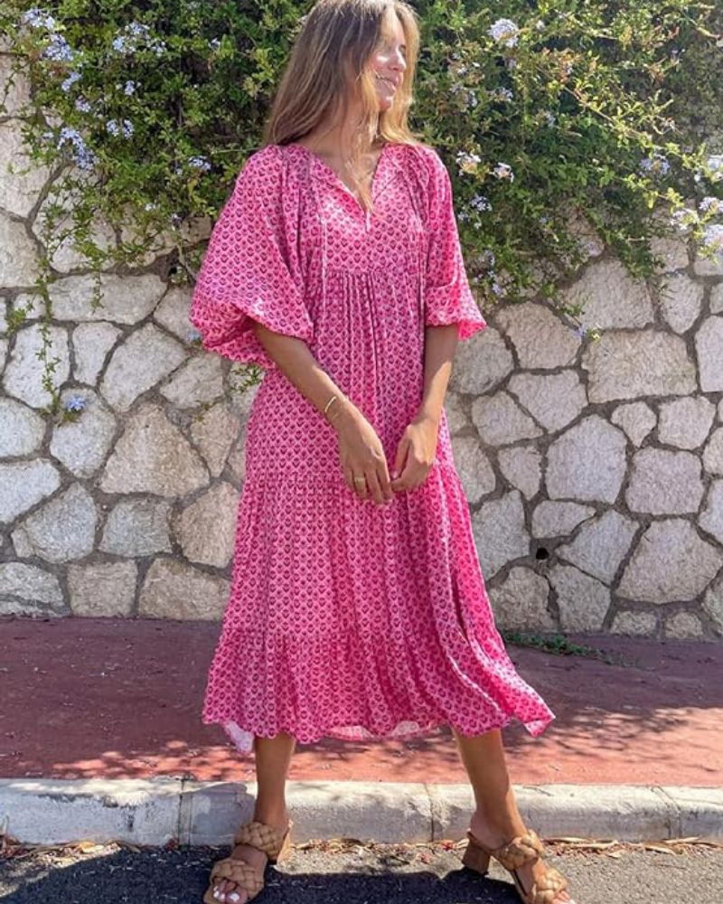 Mirella | Zomerse Jurk met Print