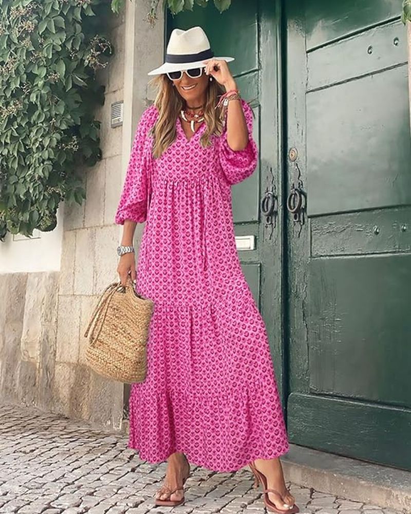 Mirella | Zomerse Jurk met Print