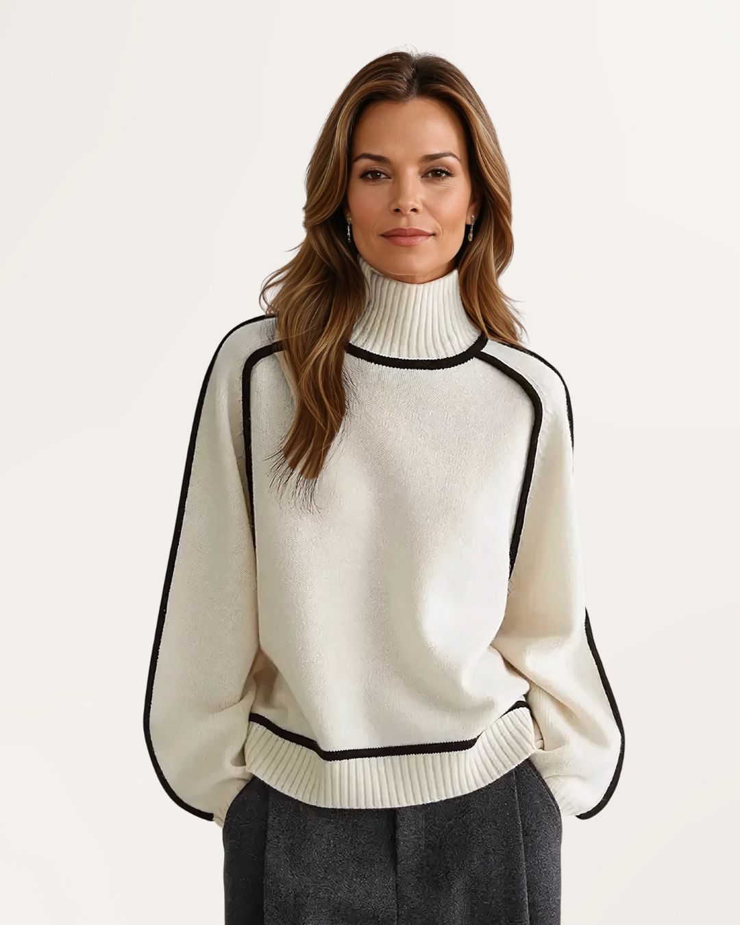 Els | Warme Coltrui met Contrastdetails