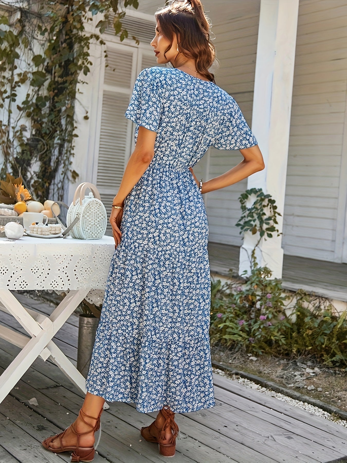 Nadine | Zomerse Bloemenjurk