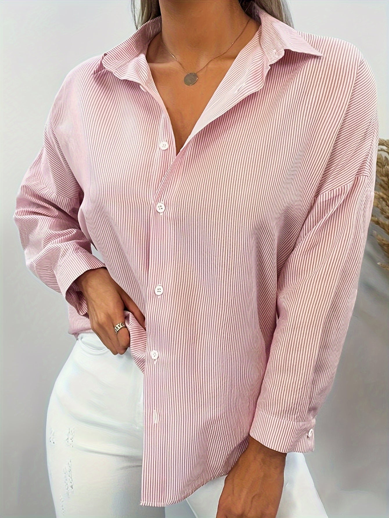 Trudy | Gestreepte Blouse met Losse Pasvorm