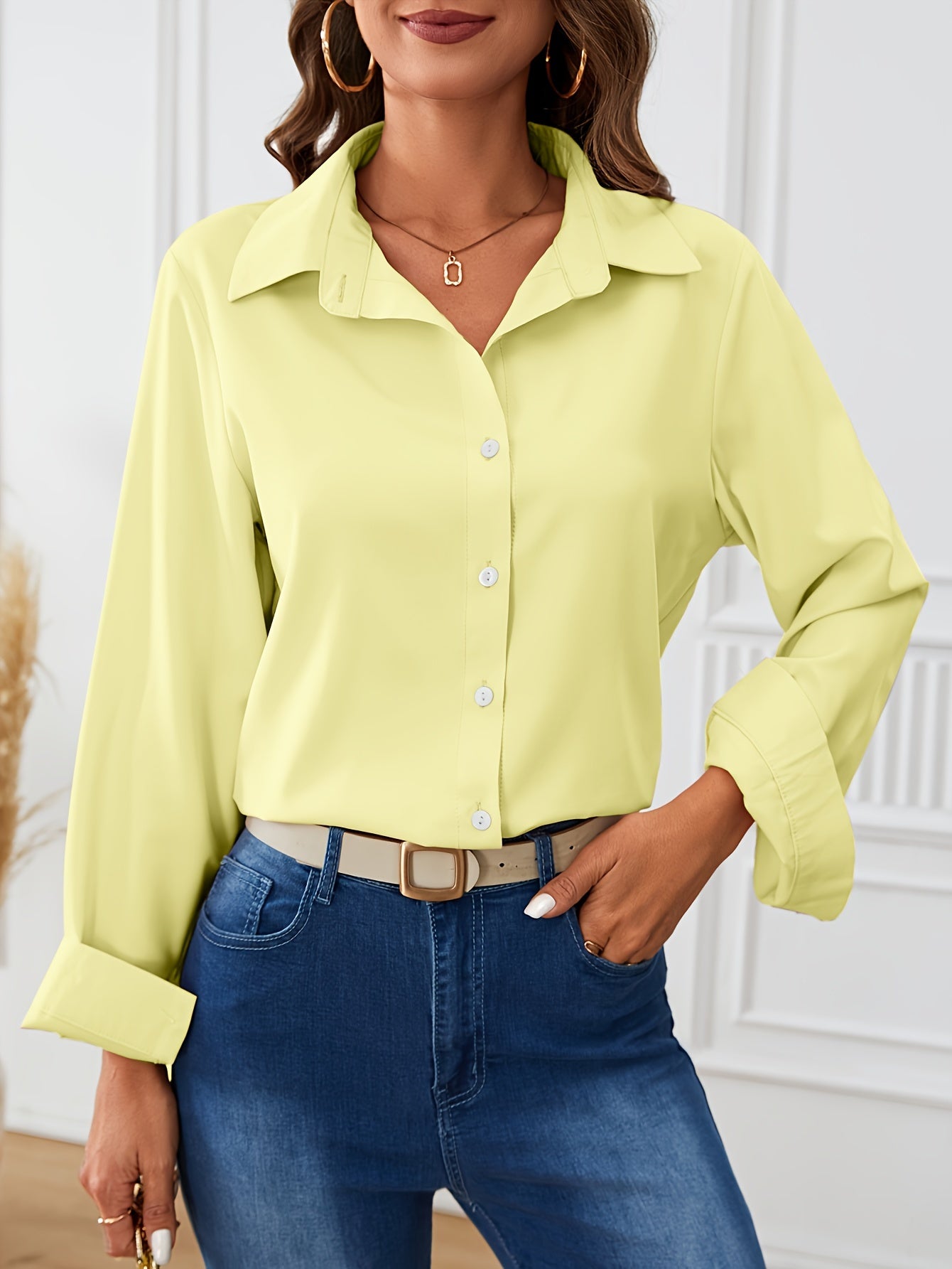 Elsbeth | Elegante Blouse met Lange Mouwen