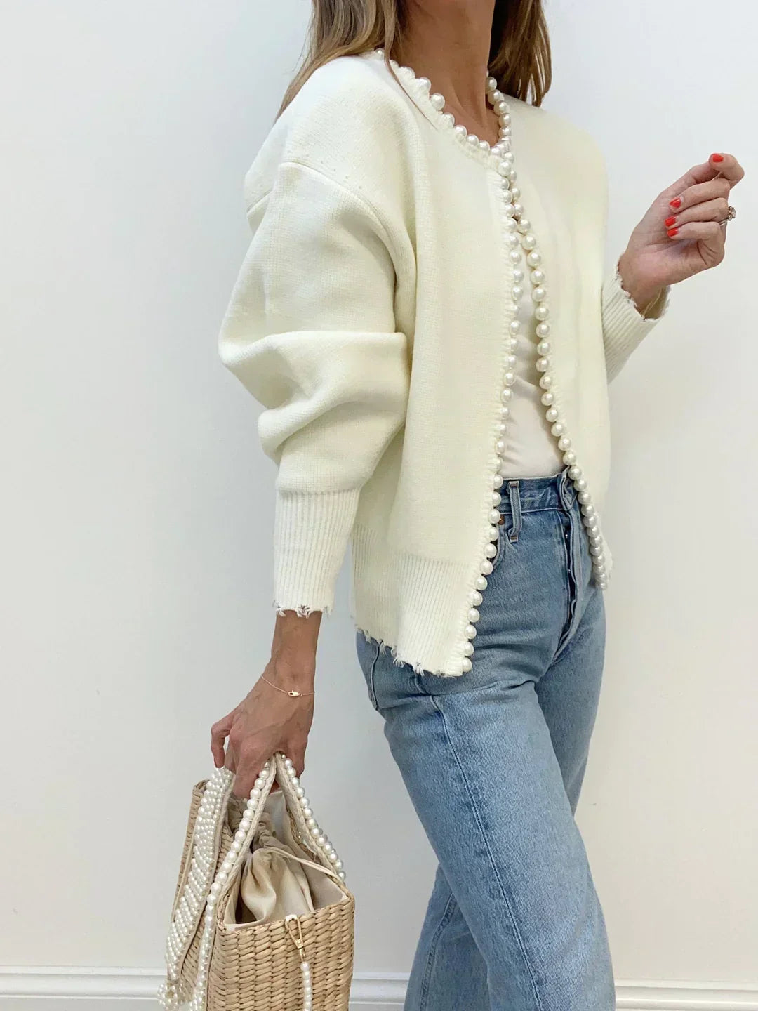 José | Cardigan met Parelrand