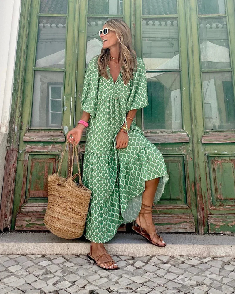 Mirella | Zomerse Jurk met Print