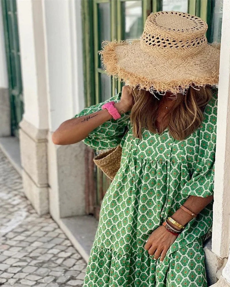 Mirella | Zomerse Jurk met Print