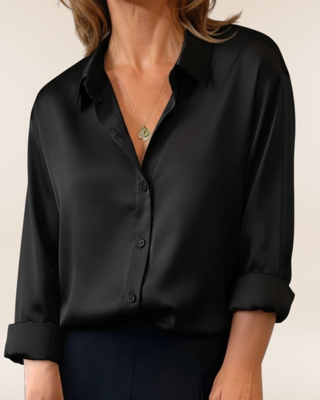 Yvonne | Zijde blouse met tijdloze pasvorm
