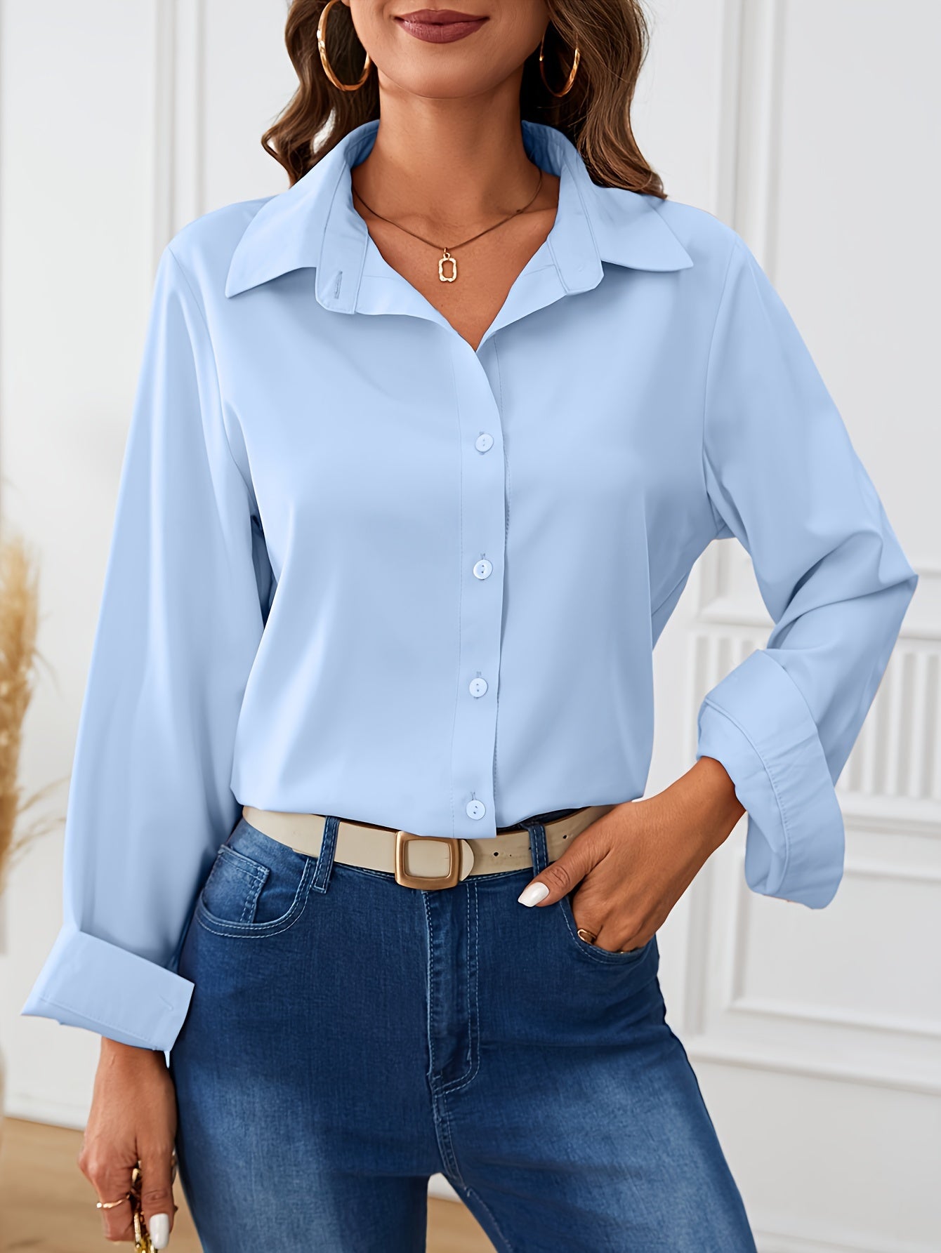 Elsbeth | Elegante Blouse met Lange Mouwen