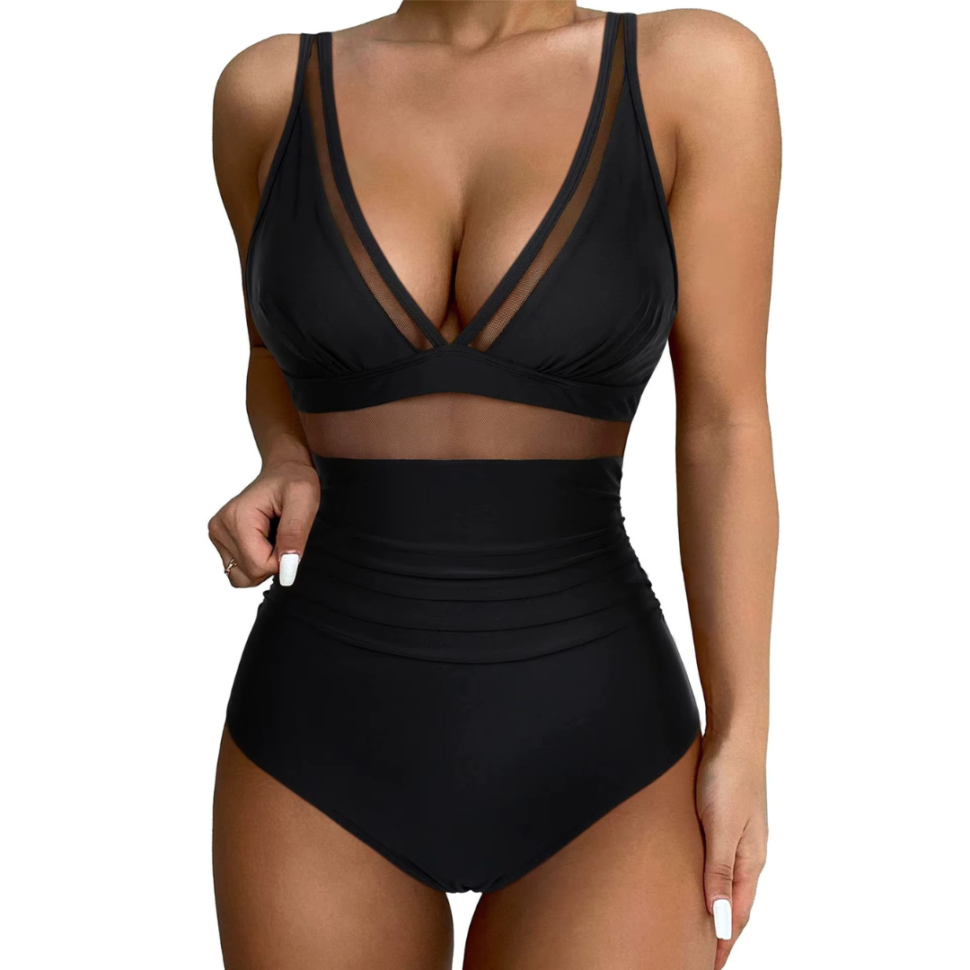 Jennie | Mesh-Detail Vormgevende Zwembody
