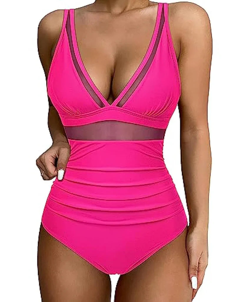 Jennie | Mesh-Detail Vormgevende Zwembody