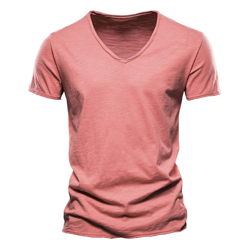 Boris | Zomerse T-Shirt met V-Hals