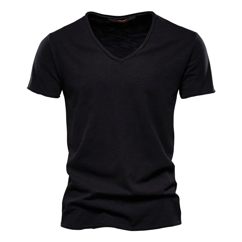 Boris | Zomerse T-Shirt met V-Hals