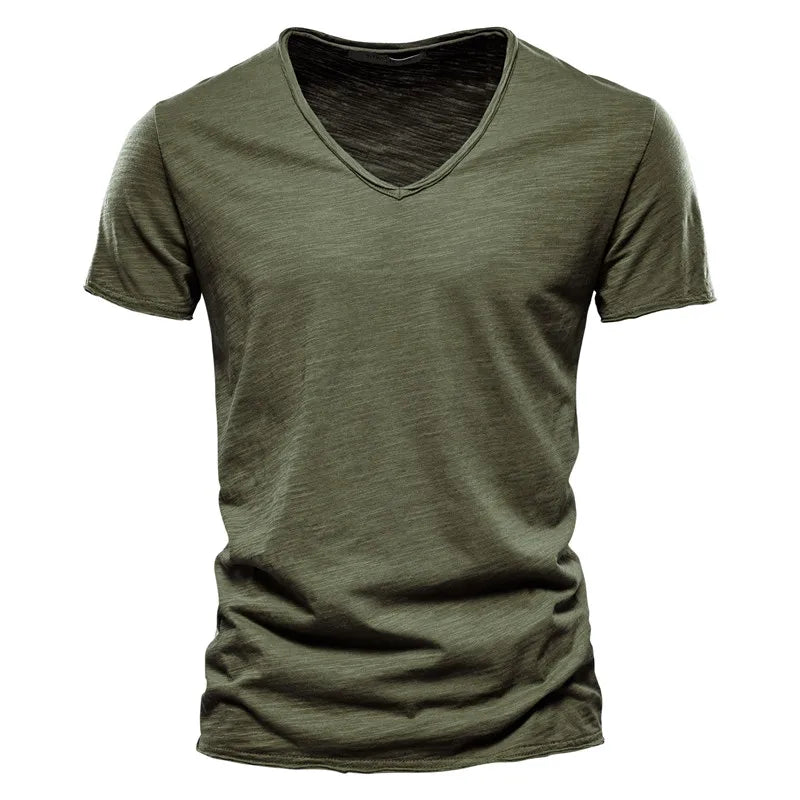 Boris | Zomerse T-Shirt met V-Hals