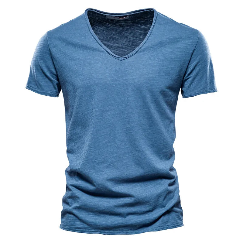 Boris | Zomerse T-Shirt met V-Hals