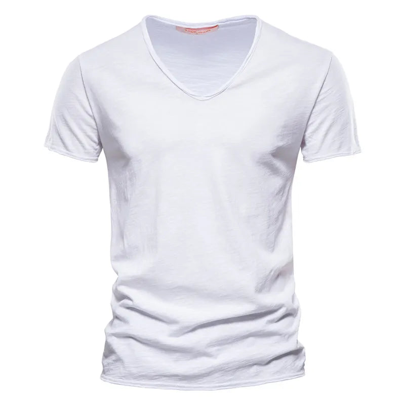 Boris | Zomerse T-Shirt met V-Hals