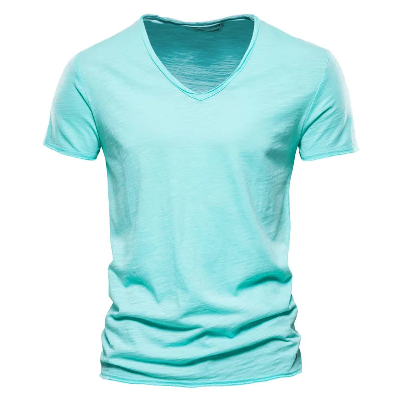 Boris | Zomerse T-Shirt met V-Hals