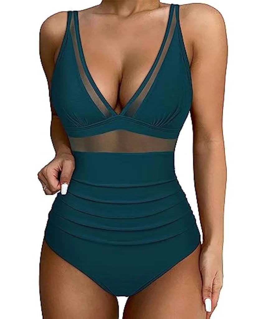 Jennie | Mesh-Detail Vormgevende Zwembody